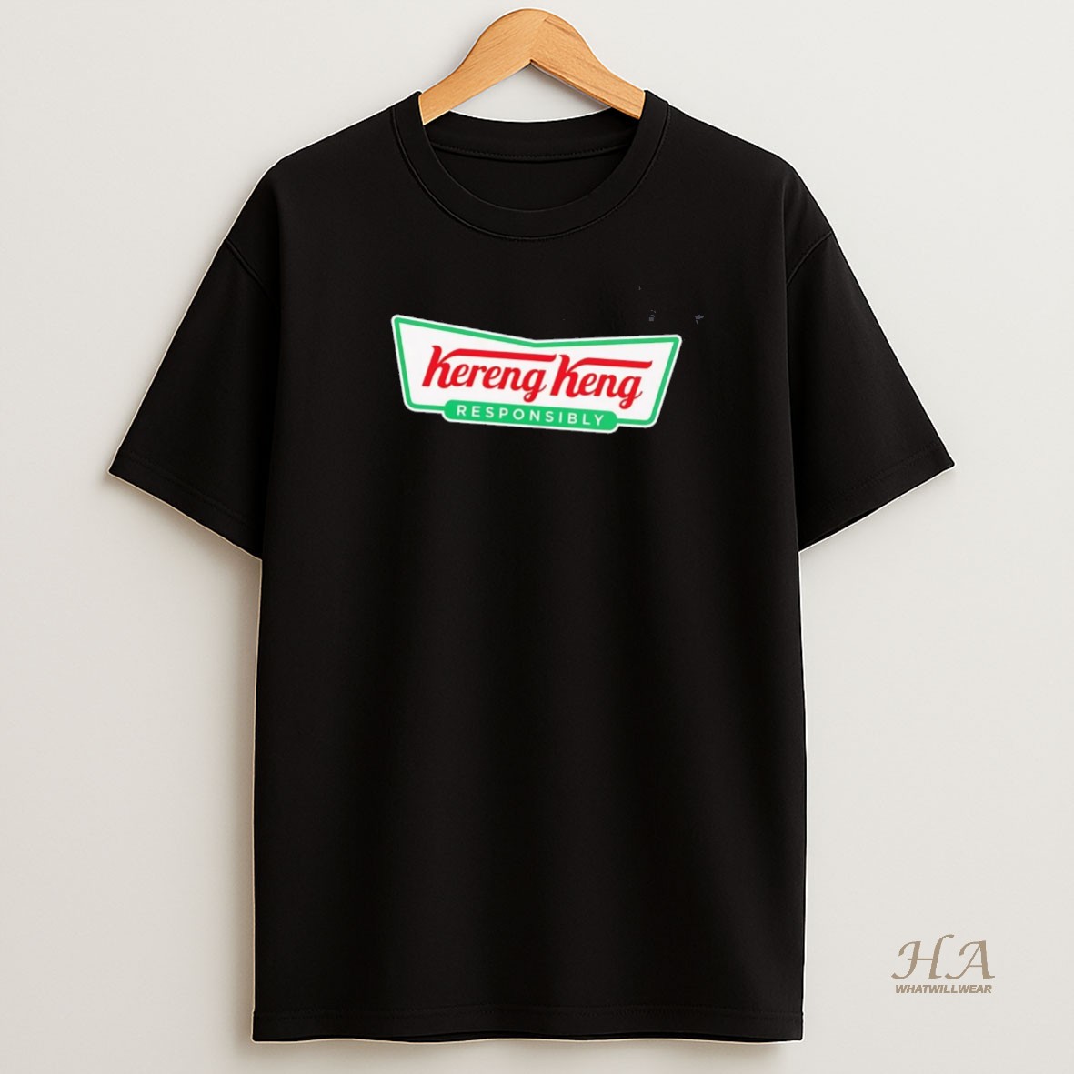 Official Kereng Keng Responsibly Krispy Kreme Parody Shirt