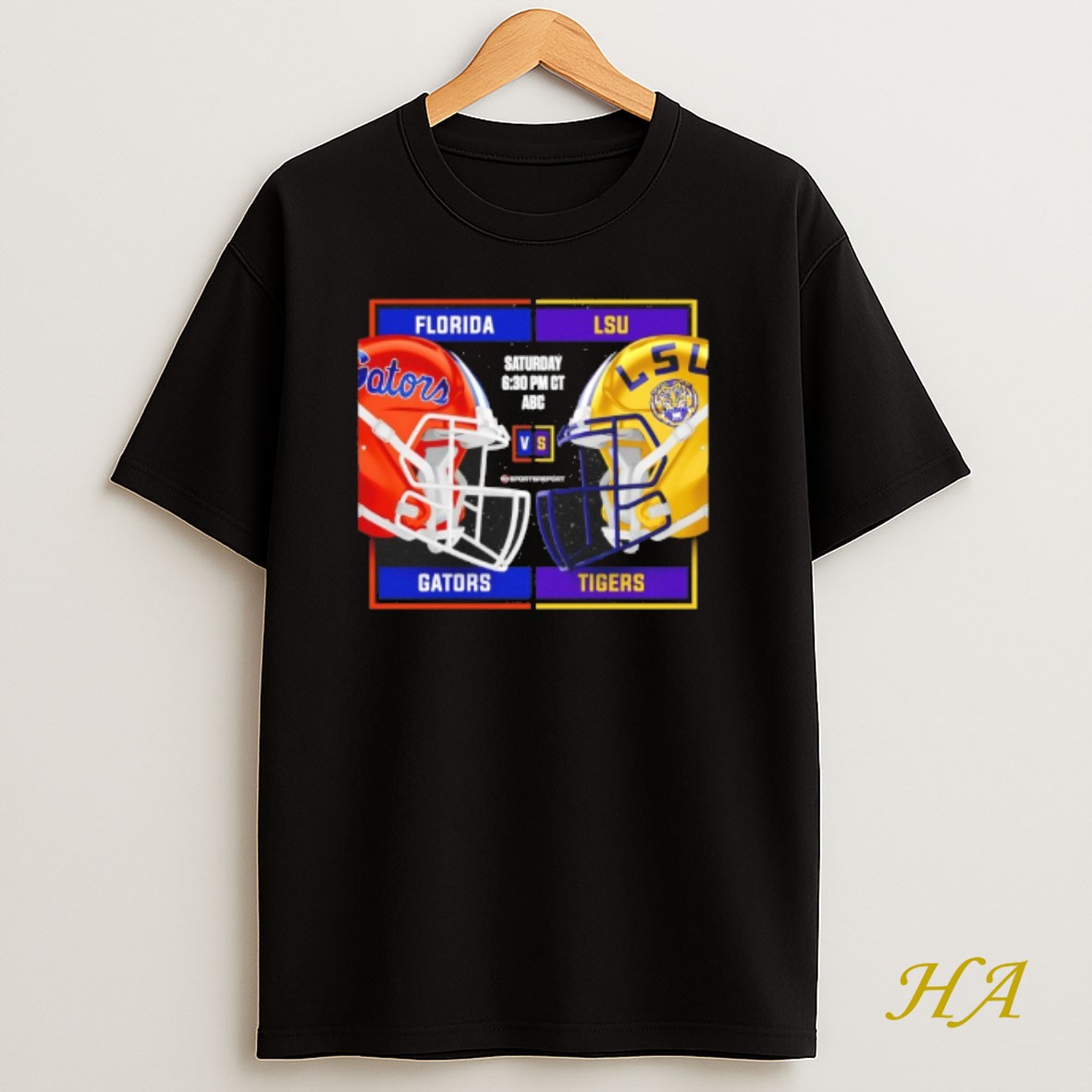 Official Lsu Tigers Vs Florida Gators 2025 Football Helmet T Shirt