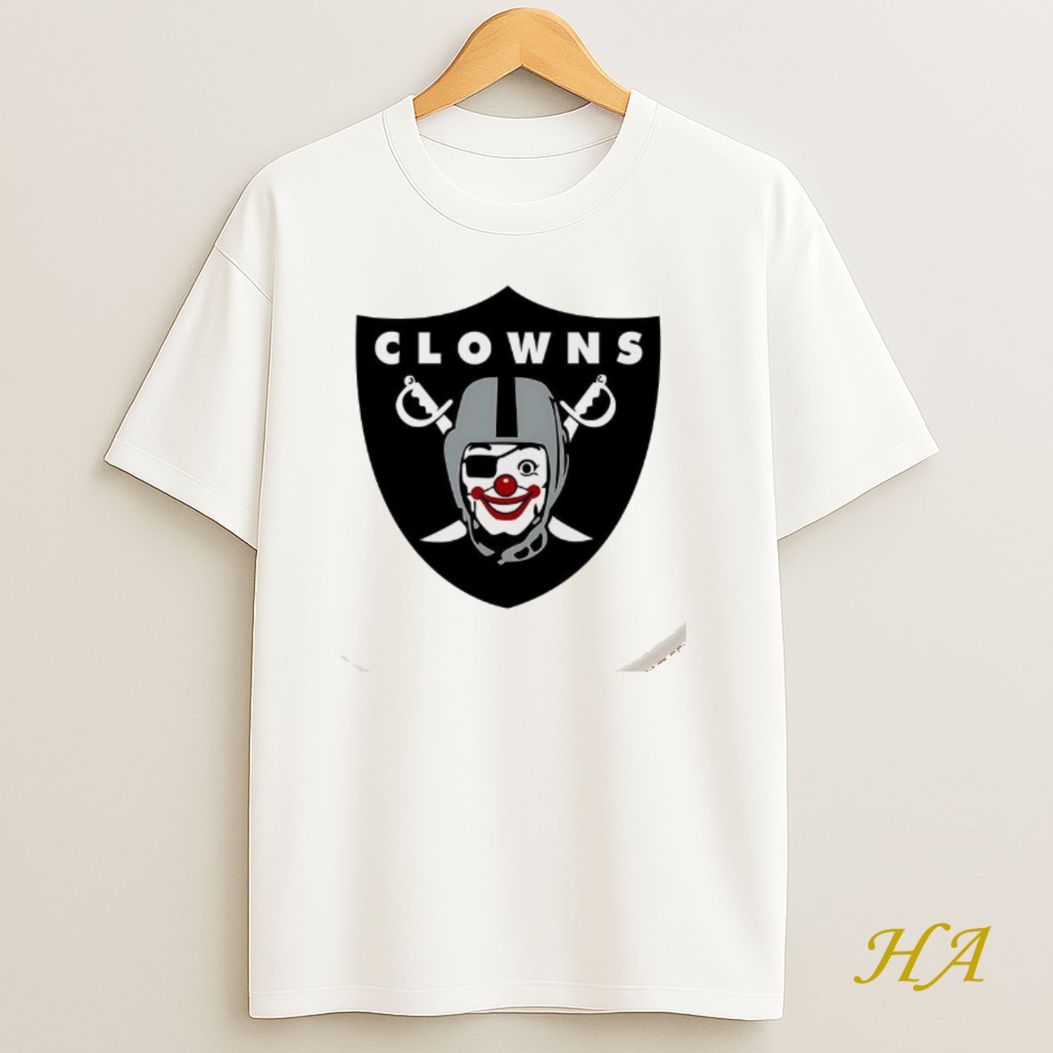 Official Las Vegas Raiders Clowns Logo T Shirt