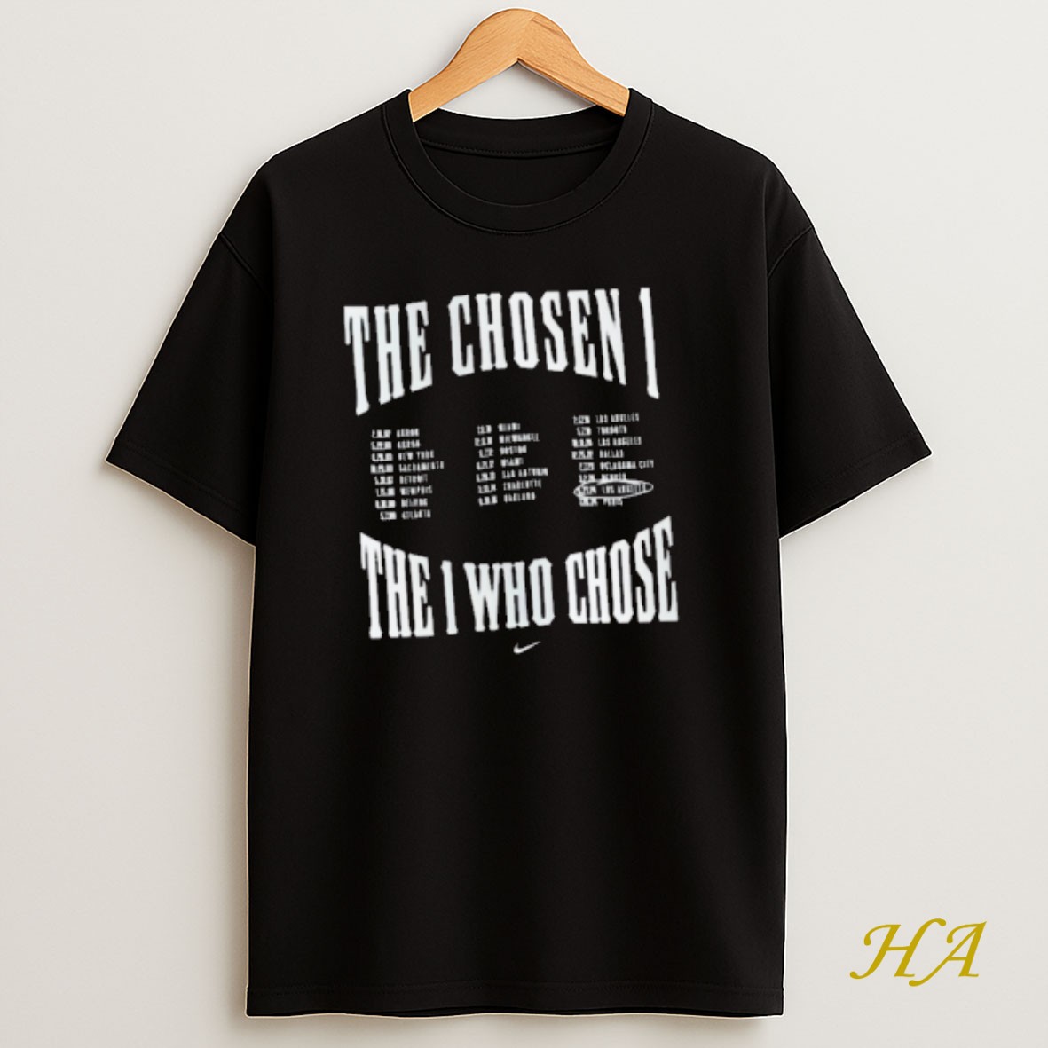 Official Lebron James Chosen One 1 The 1 Who Chose Los Angeles Lakers 2025 T Shirt