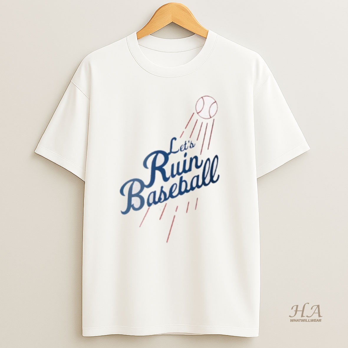 Official Lets Ruin Baseball Los Angeles Dodgers Mlb Baseball 2025 T Shirt