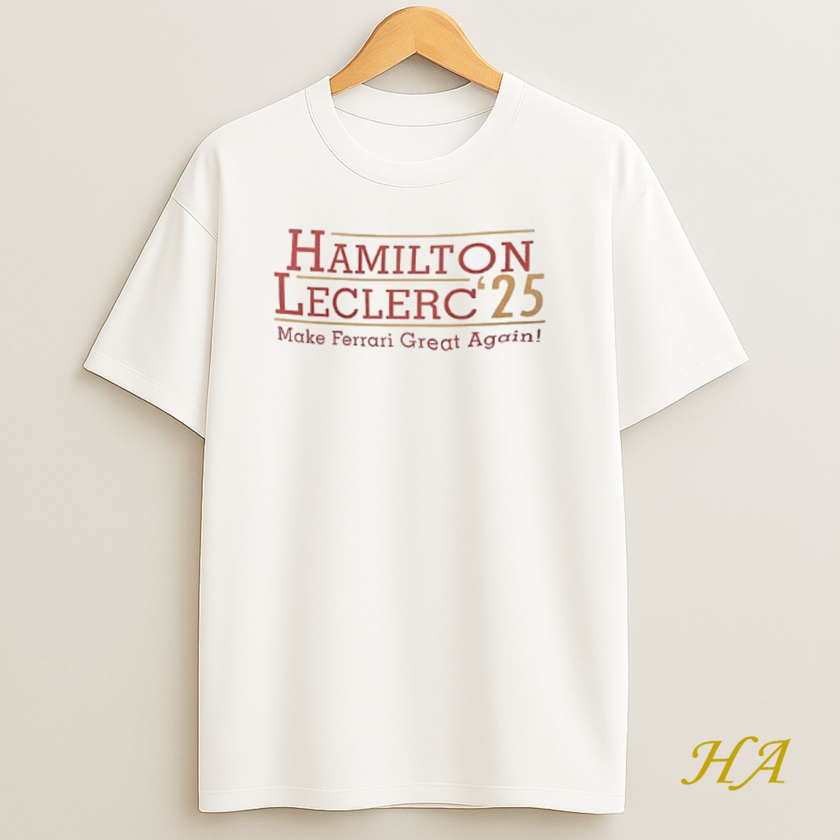 Official Lewis Hamilton And Leclerc 2025 Make Ferrari Great Again Shirt