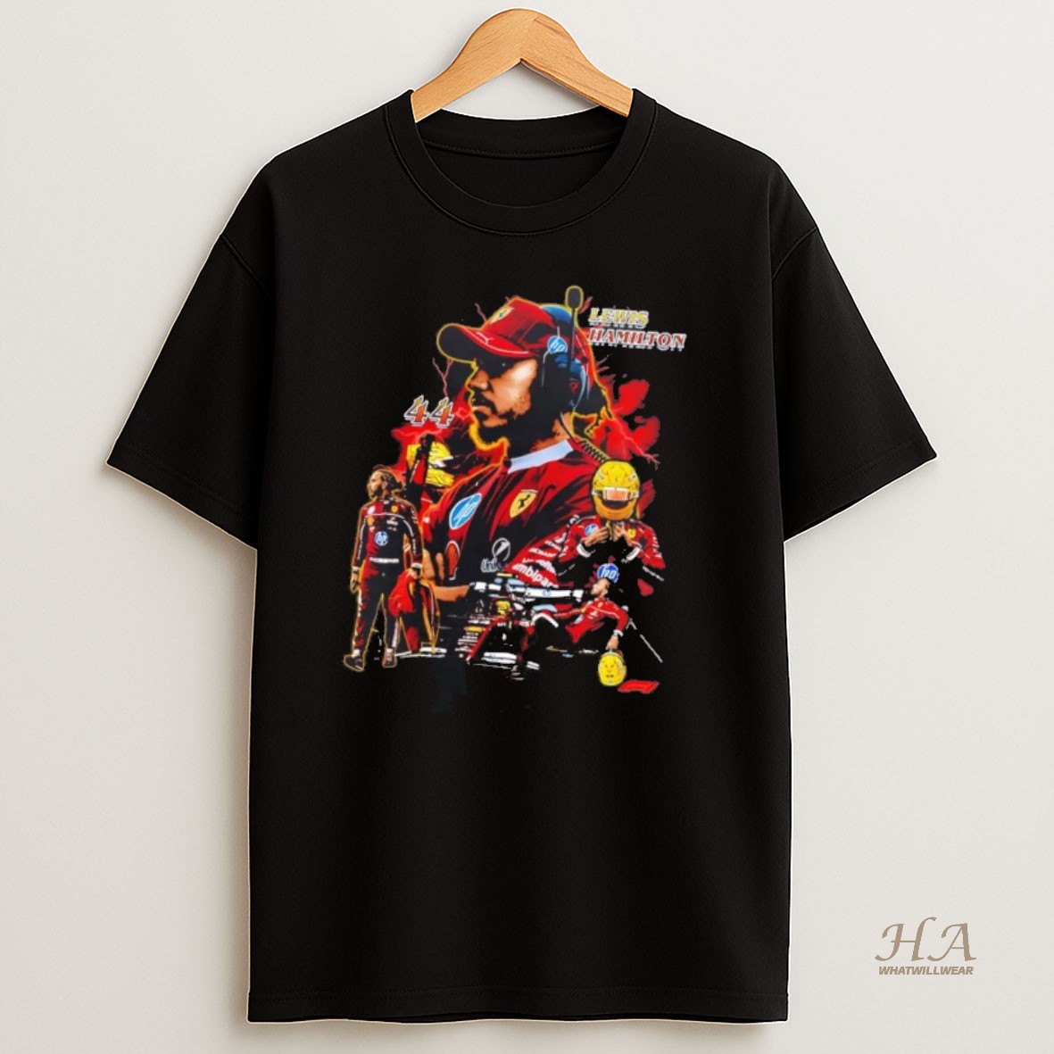 Official Lewis Hamilton Picture Collage Shirt