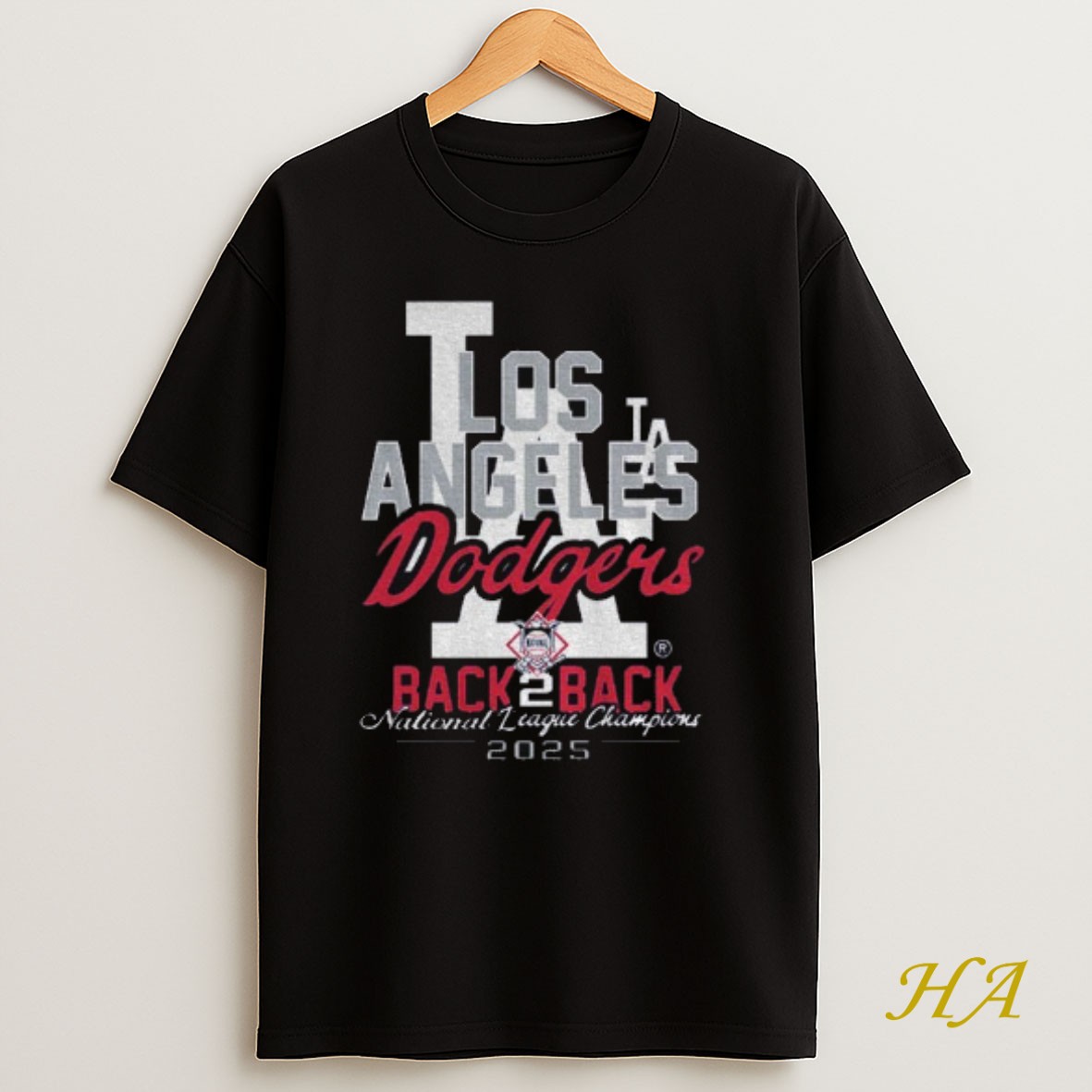 Official Los Angeles Dodgers 2025 National League Champions World Series Back 2 Back Shirt