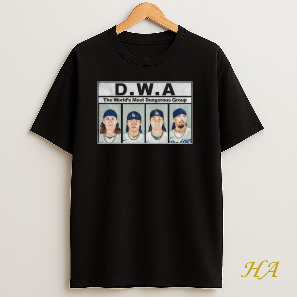 Official Los Angeles Dodgers Dwa The Worlds Most Dangerous Group Shirt