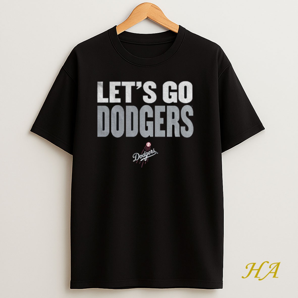 Official Los Angeles Dodgers Slogan Lets Go Dodgers Shirt
