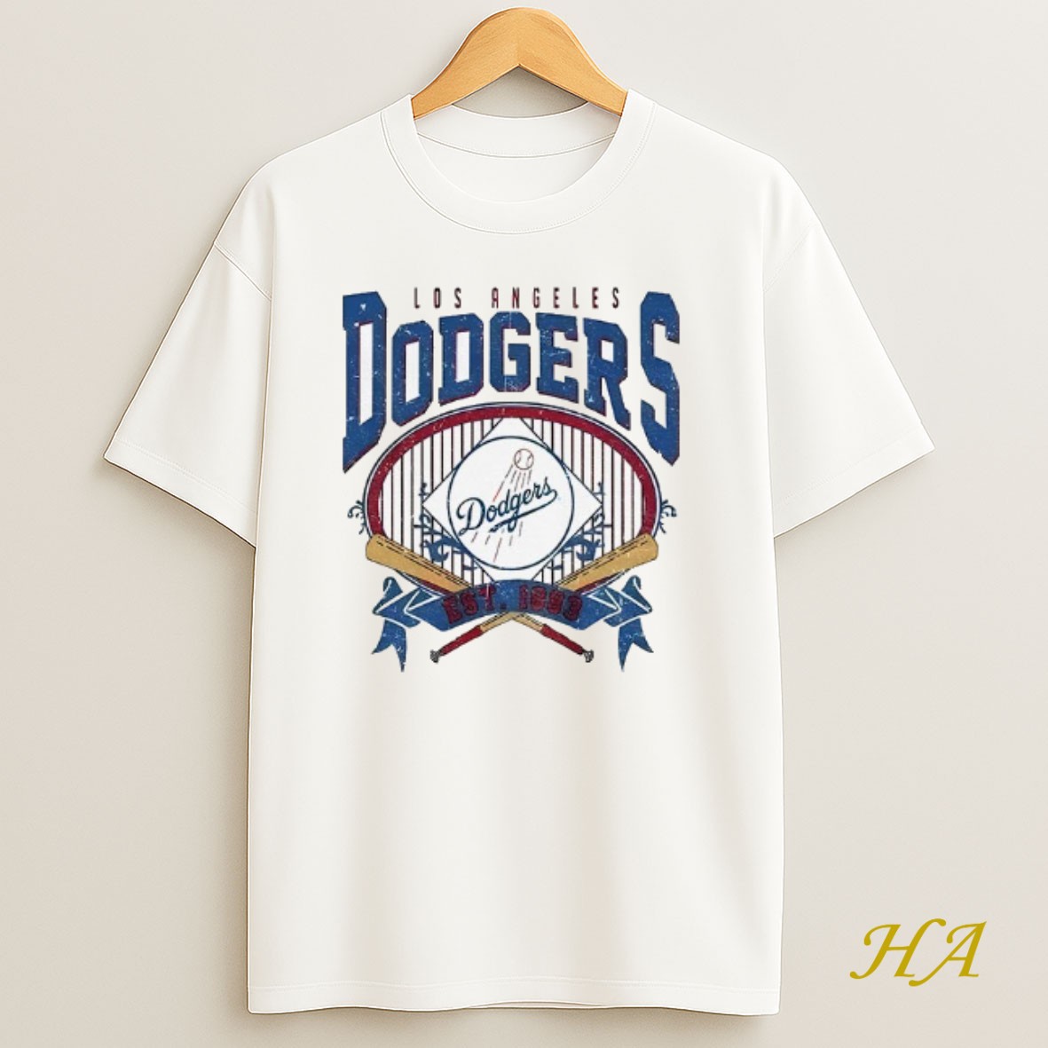Official Los Angeles Dodgers Vintage 90s Baseball Team Est 1883 Shirt