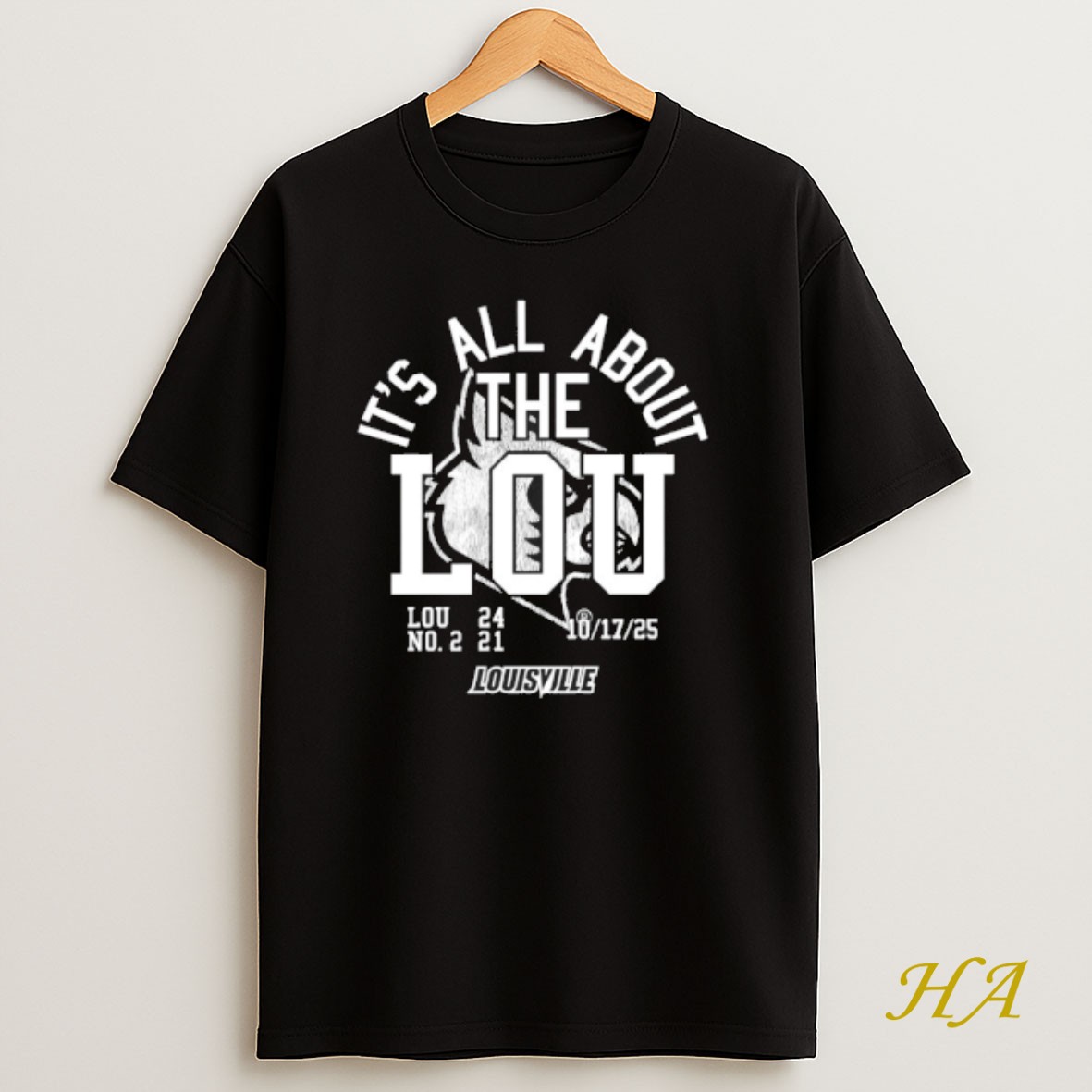 Official Louisville Cardinals Football Its All About The Lou 2025 T Shirt