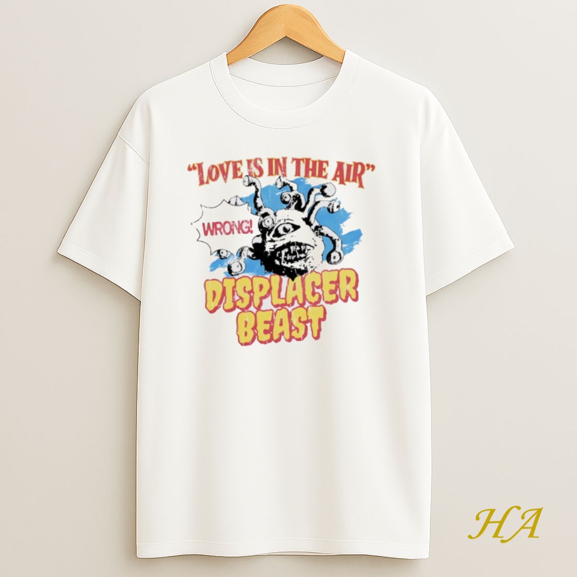 Official Love Is In The Air Wrong Displacer Beast Shirt
