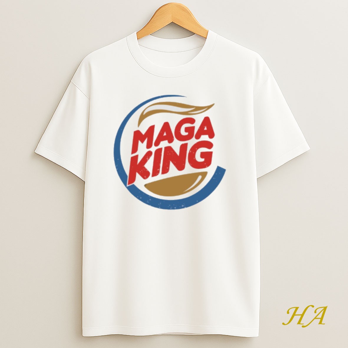 Official Maga King Burger King Parody Logo Shirt