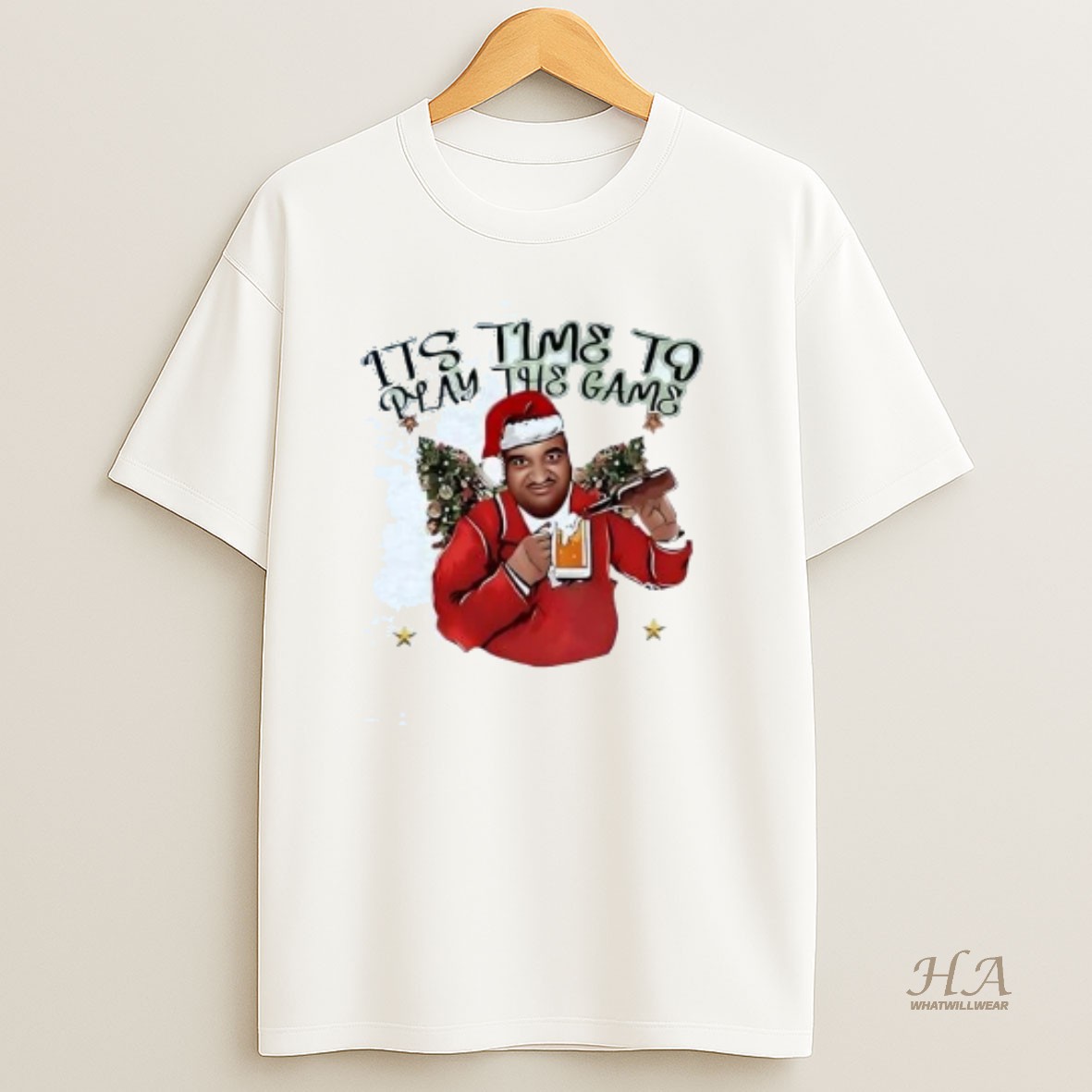 Official Marc Anderson Its Time To Play The Game Christmas Shirt