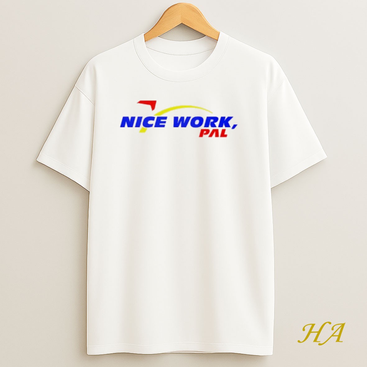 Official Mariann Bell Wearing Nice Work Pal Logo T Shirt