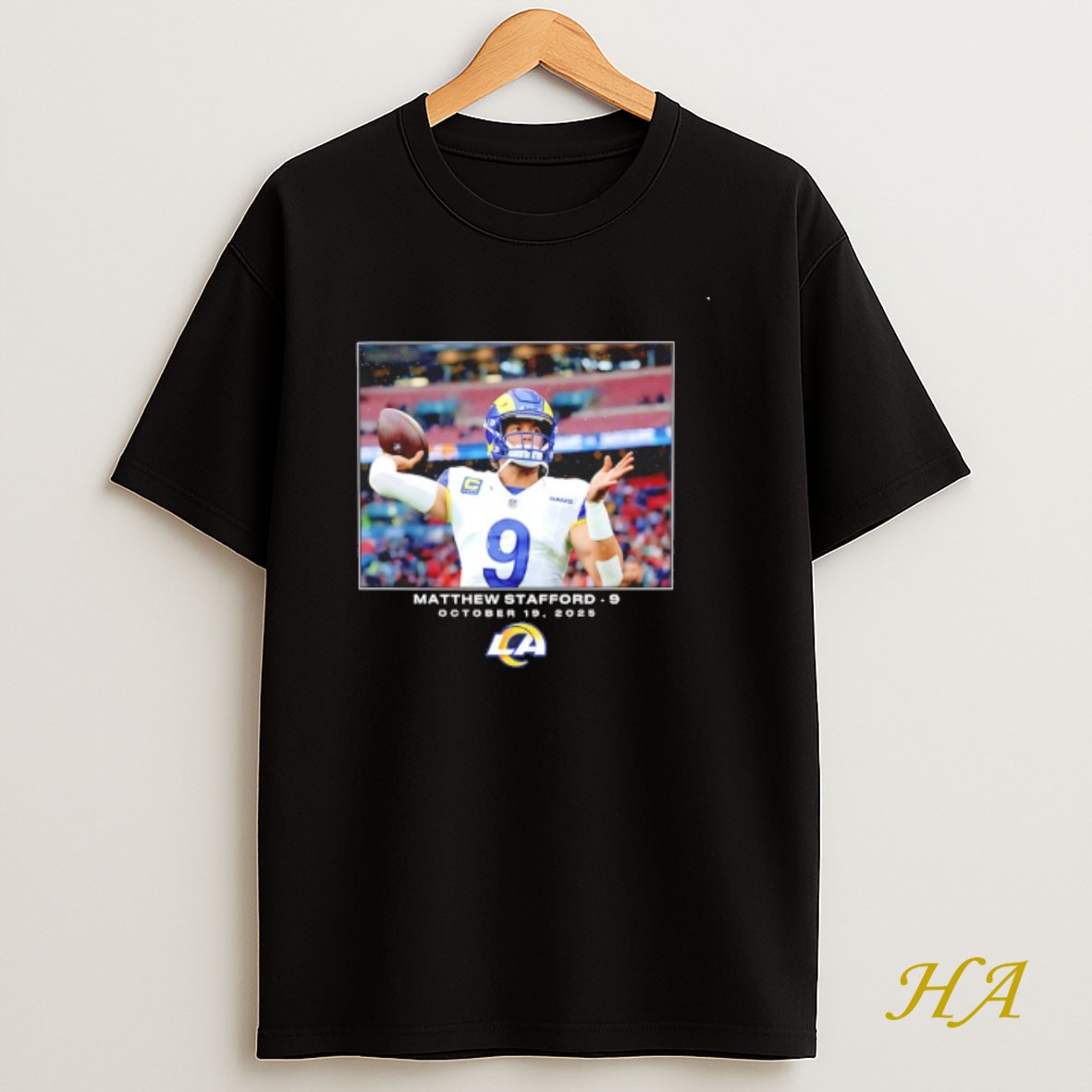 Official Matthew Stafford Los Angeles Rams Nfl Flash Features Week 7 T Shirt