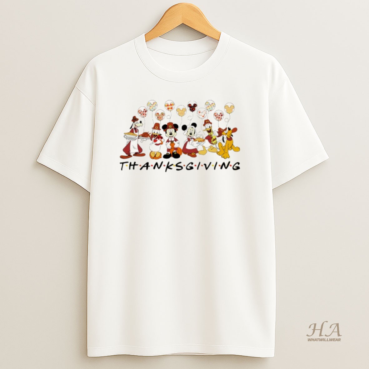 Official Mickey And Friends Thanksgiving Disneyland Family 2025 Shirt