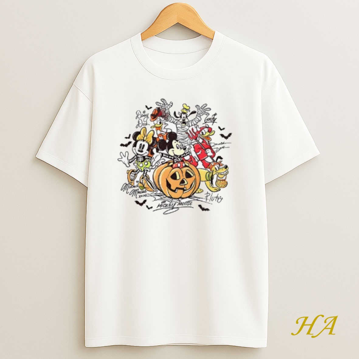 Official Mickey Mouse And Friends Pumpkin Halloween T Shirt