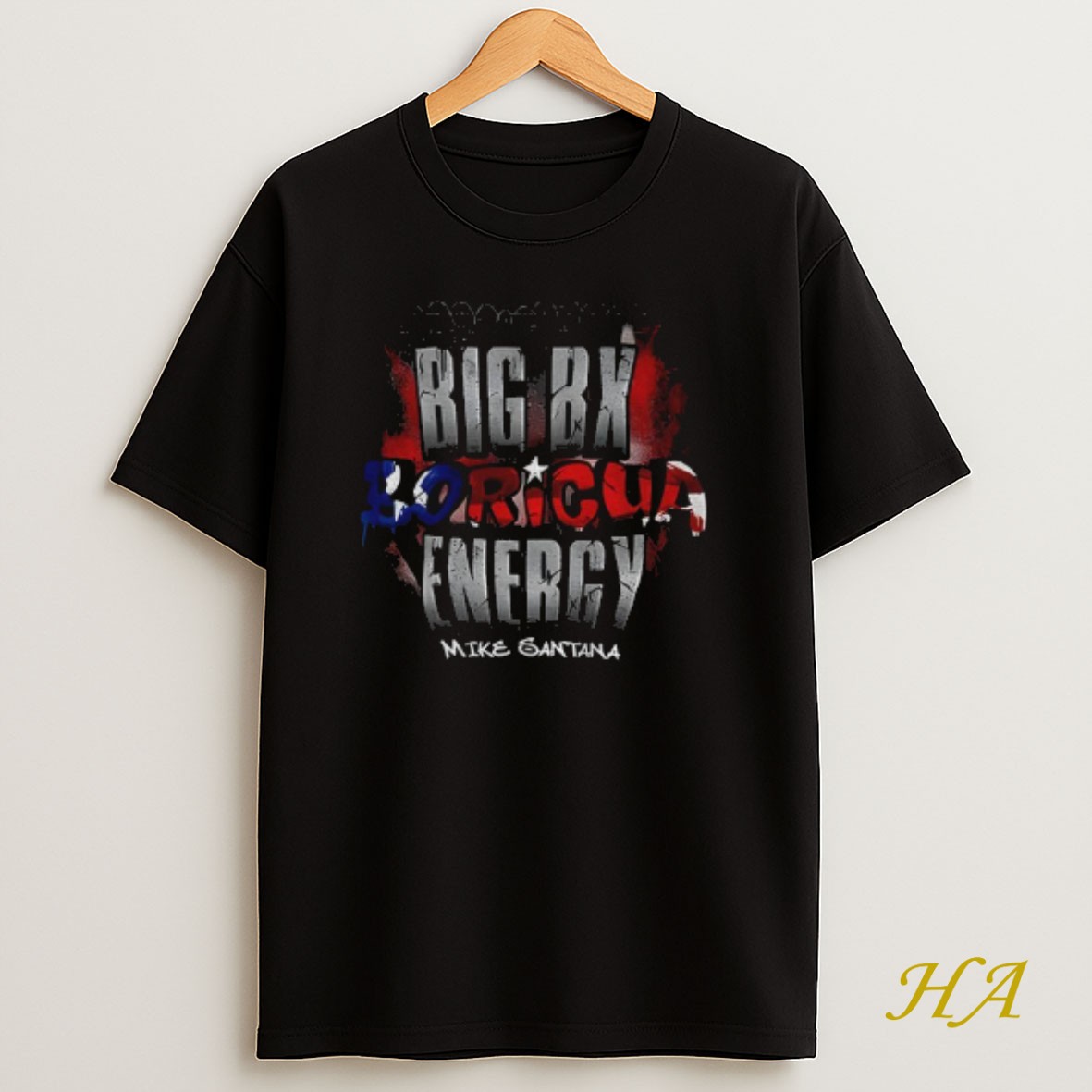 Official Mike Santana Big Boricua Energy Wwe America T Shirt