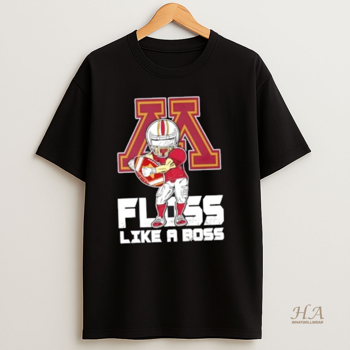 Official Minnesota Golden Gophers Football Floss Like A Boss Shirt