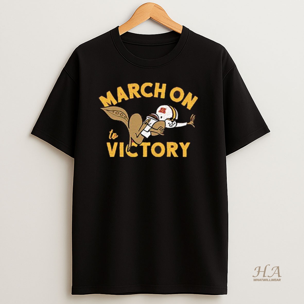Official Minnesota Gophers March On To Victory Football T Shirt