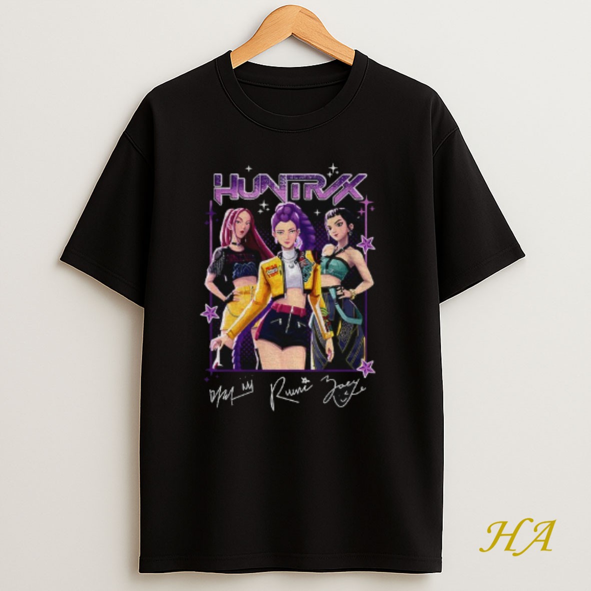 Official Mira Rumi Zoey Kpop Demon Hunters Huntrix Girl Kpop Idol Group T Shirt