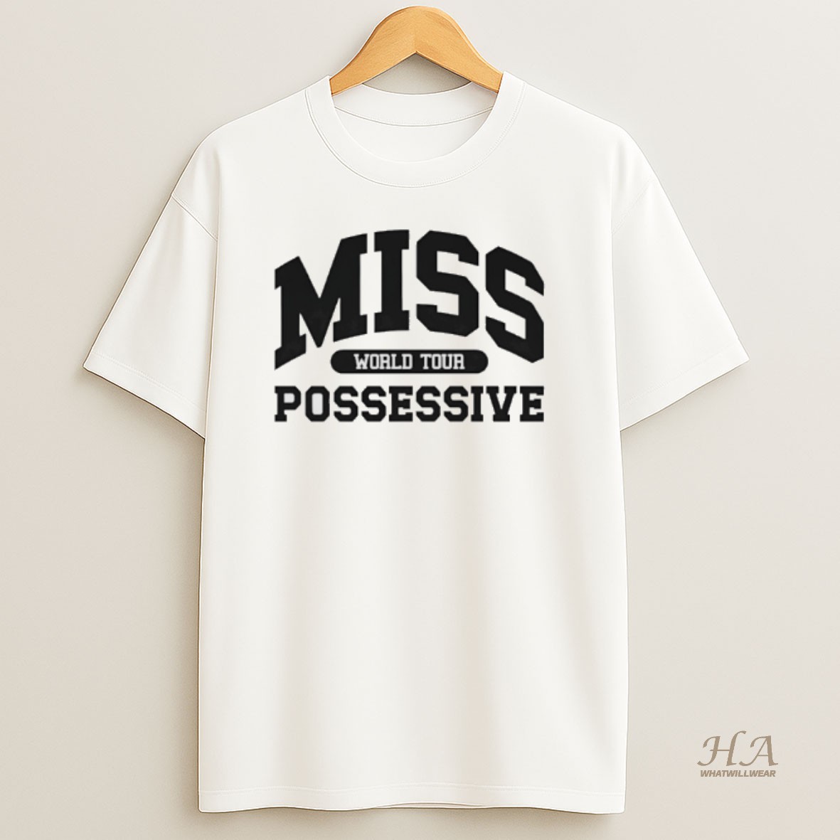 Official Miss World Tour Possessive Tate Mcrae Shirt