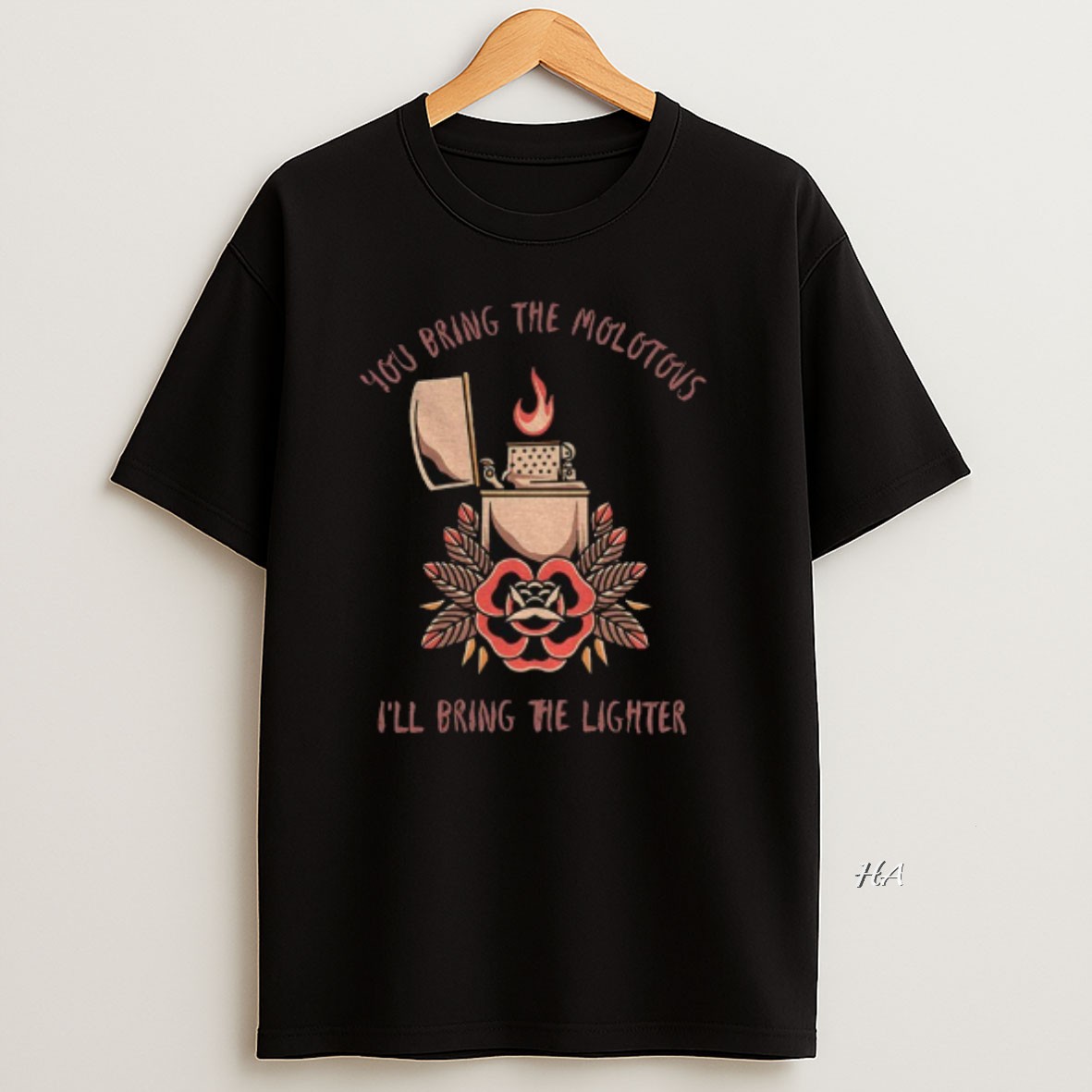 Official Molotov Cocktails Antifa Anarchist You Bring The Molotovs Ill Bring The Lighter T Shirt