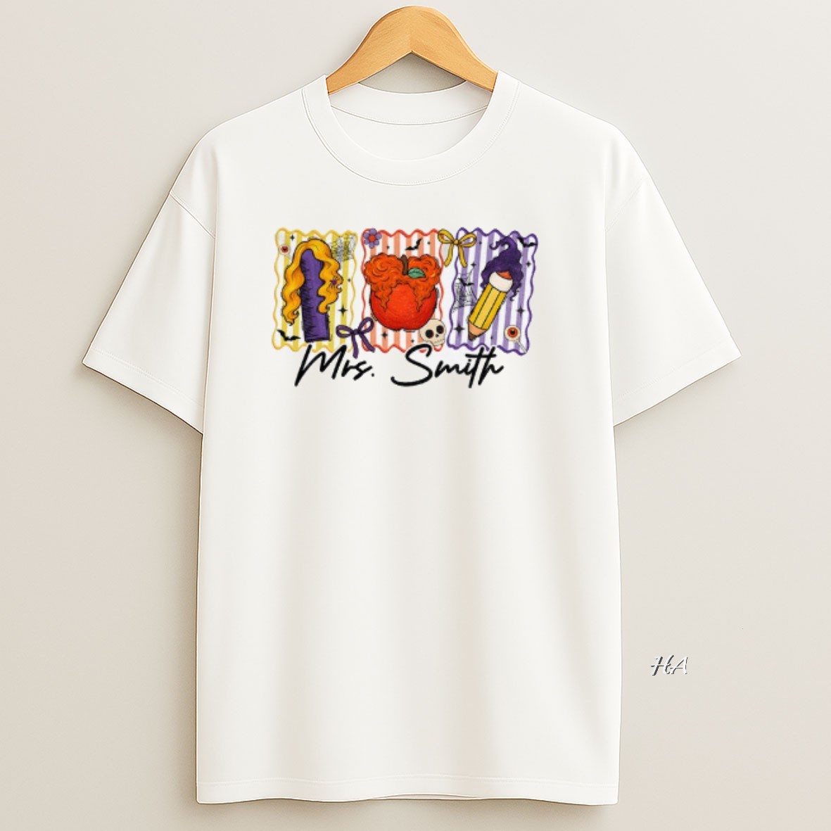 Official Mrs Smith Teacher Spooky Halloween 2025 T Shirt