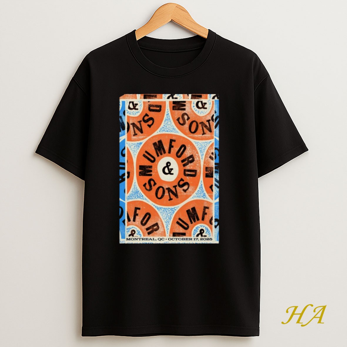 Official Mumford And Sons October 17 2025 Centre Bell In Montreal Qc T Shirt