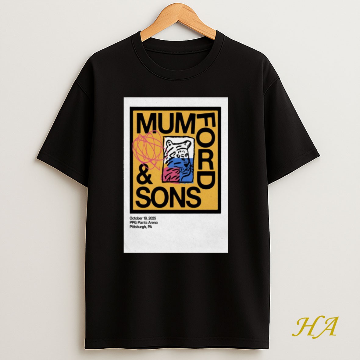 Official Mumford And Sons October 19 2025 Ppg Paints Arena Pittsburgh Event T Shirt