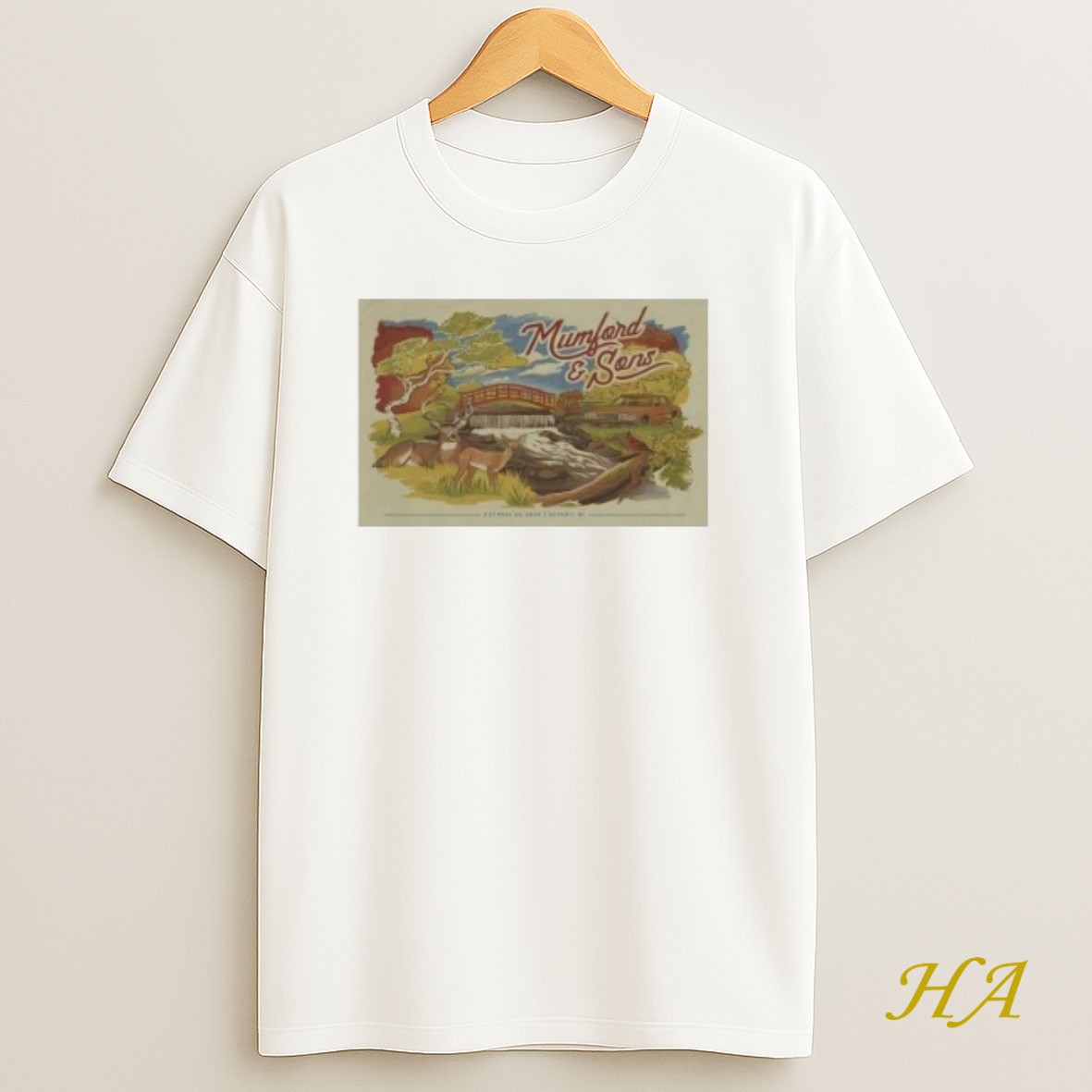 Official Mumford Sons Detroit Mi On October 20 2025 Event T Shirt