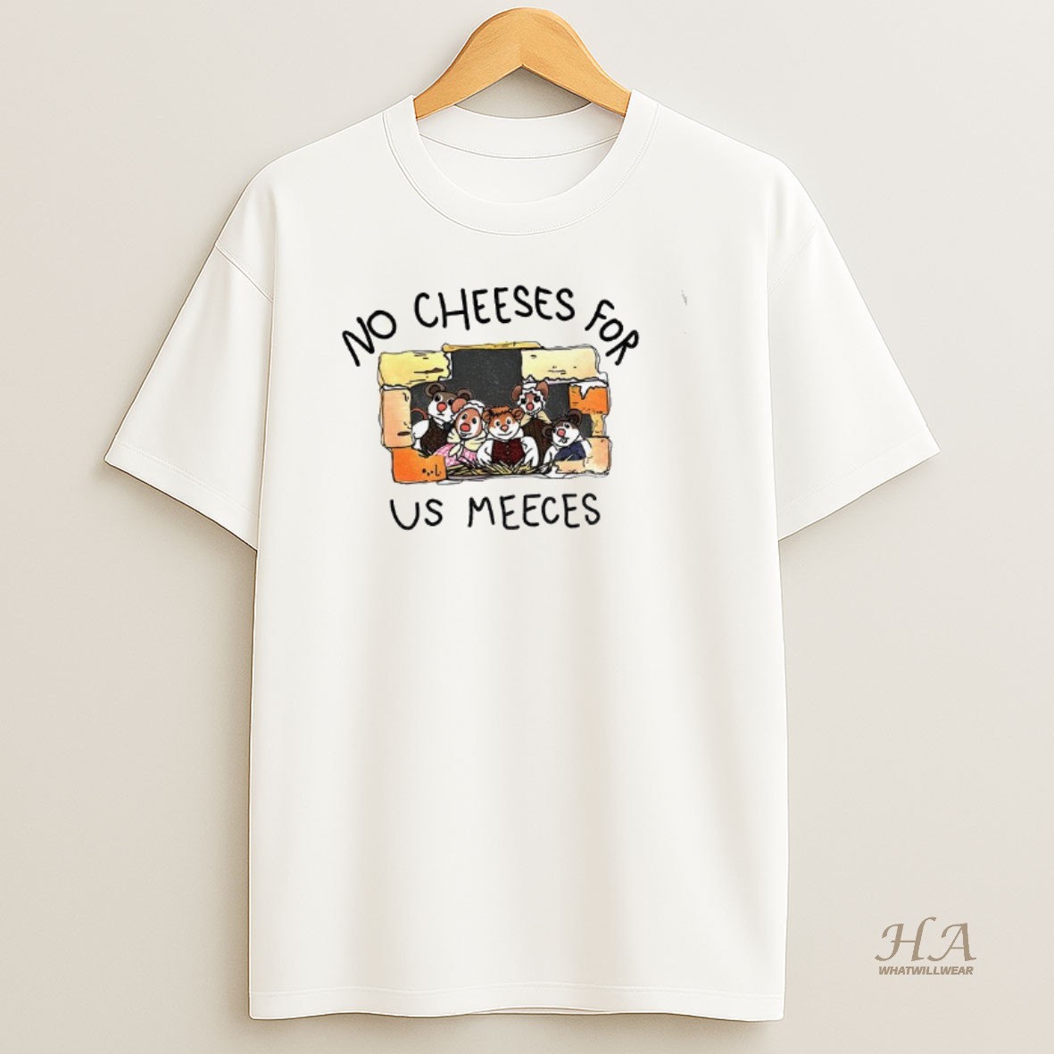 Official Muppet Mice Family No Cheeses For Us Meeces Shirt