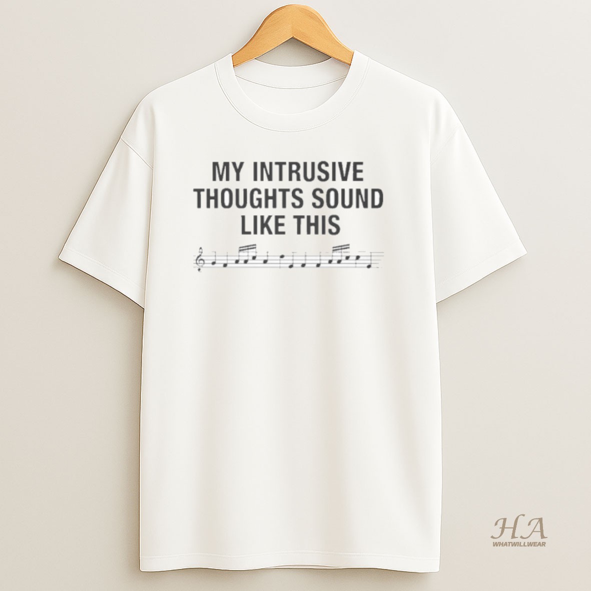 Official My Intrusive Thoughts Sound Like This T Shirt