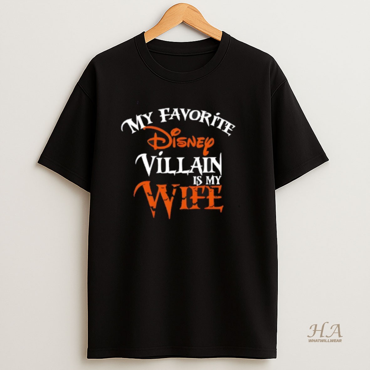 Official My Favorite Disney Villain Is My Wife Disney T Shirt