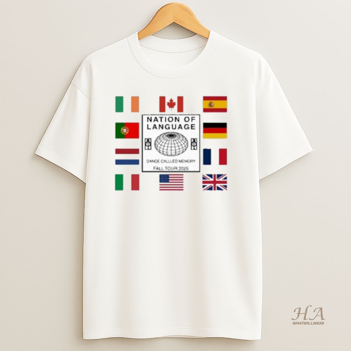 Official Nation Of Language 2025 World Tour Exclusive T Shirt
