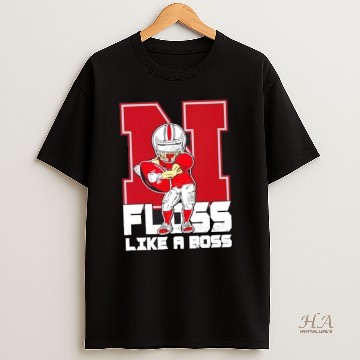 Official Nebraska Cornhuskers Football Floss Like A Boss Shirt