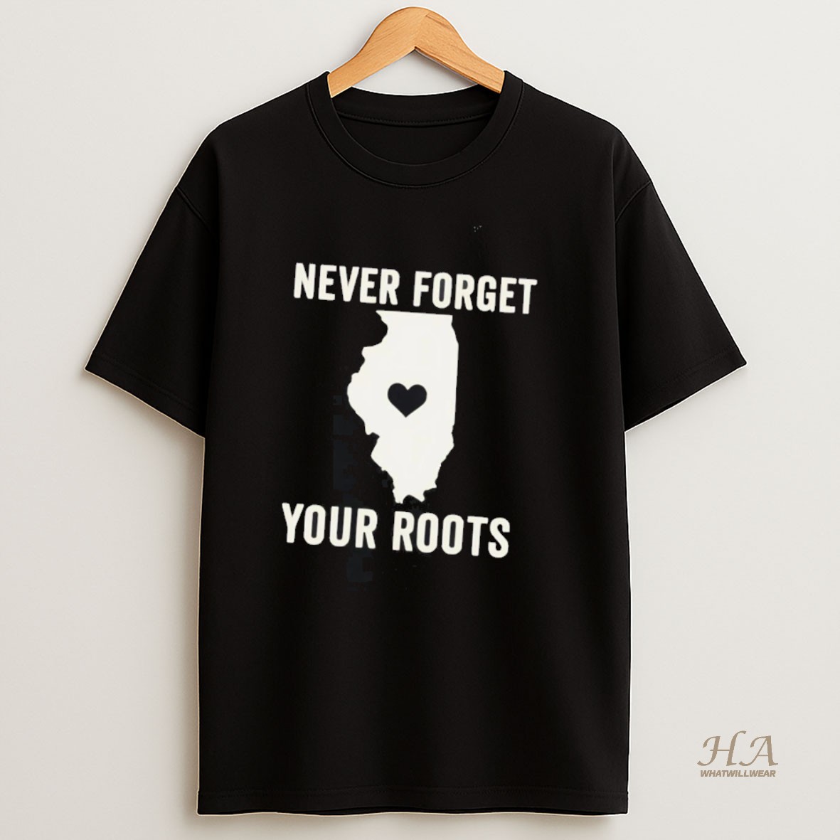 Official Never Forget Your Roots In Illinois Shirt