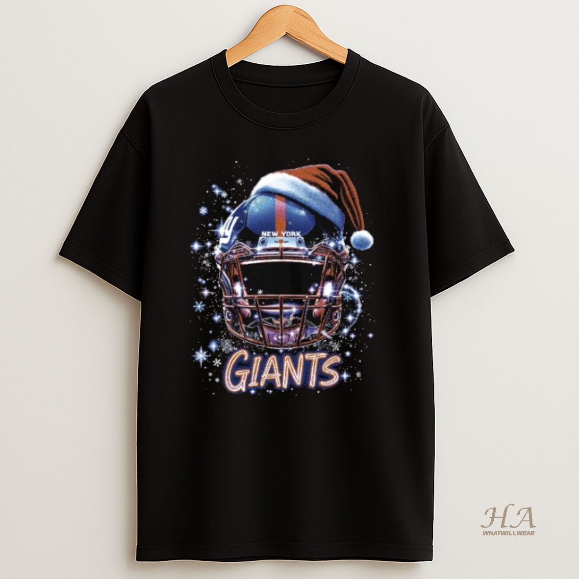 Official New York Giants Nfl Helmet Merry Christmas 2025 Long Sleve T Shirt