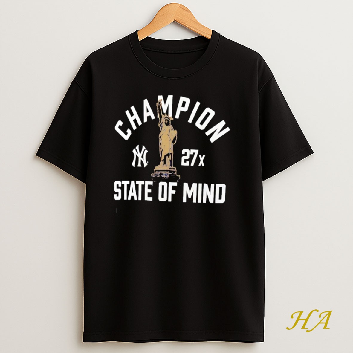 Official New York Yankees 27x Champions State Of Mind T Shirt
