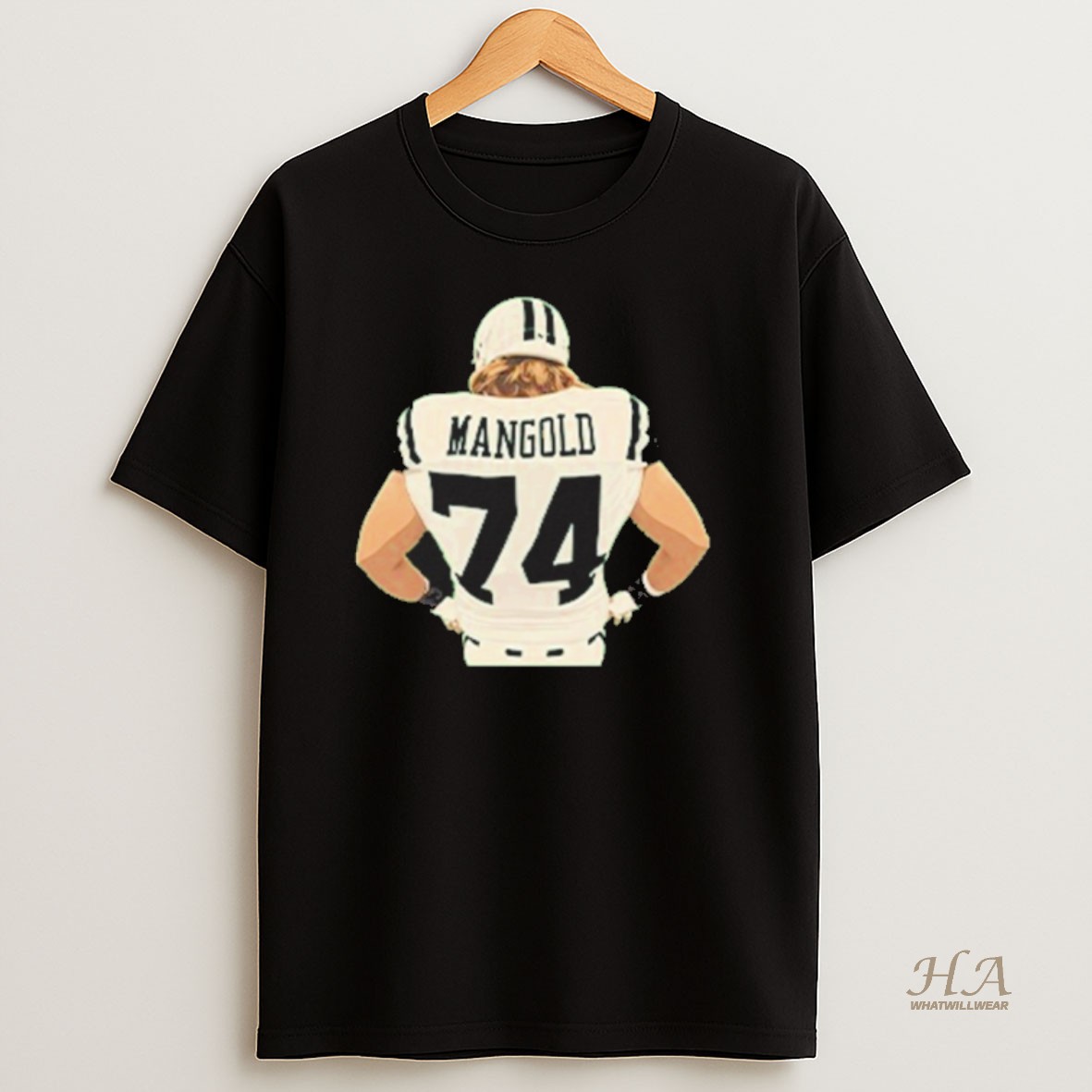 Official Nick Mangold 74 Tribute T Shirt