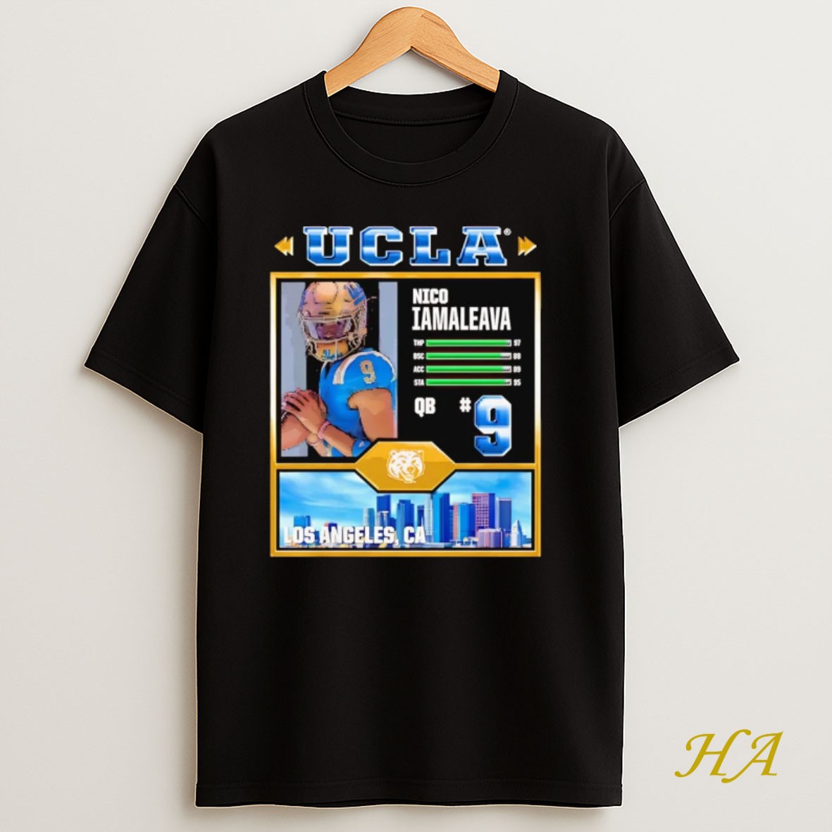 Official Nico Iamaleava Video Game Ucla Bruins T Shirt