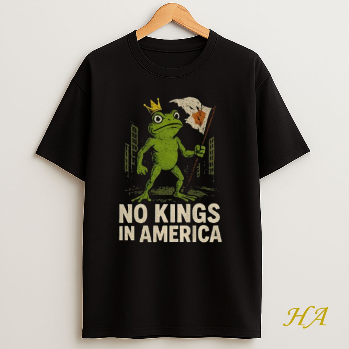 Official No Kings In America Frog T Shirt