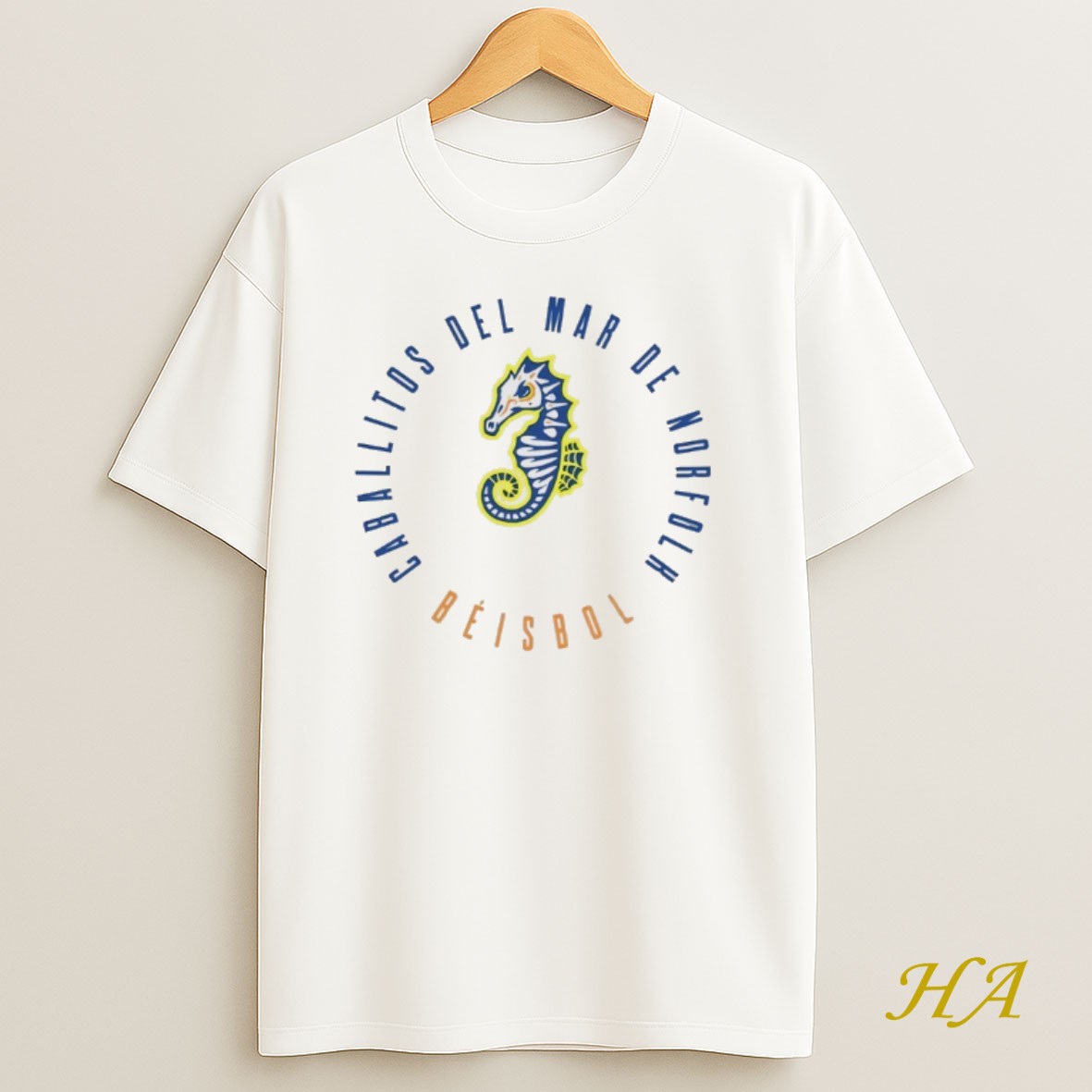 Official Norfolk Tides Caballitos Del Mar De Norfolk Beisbol Shirt