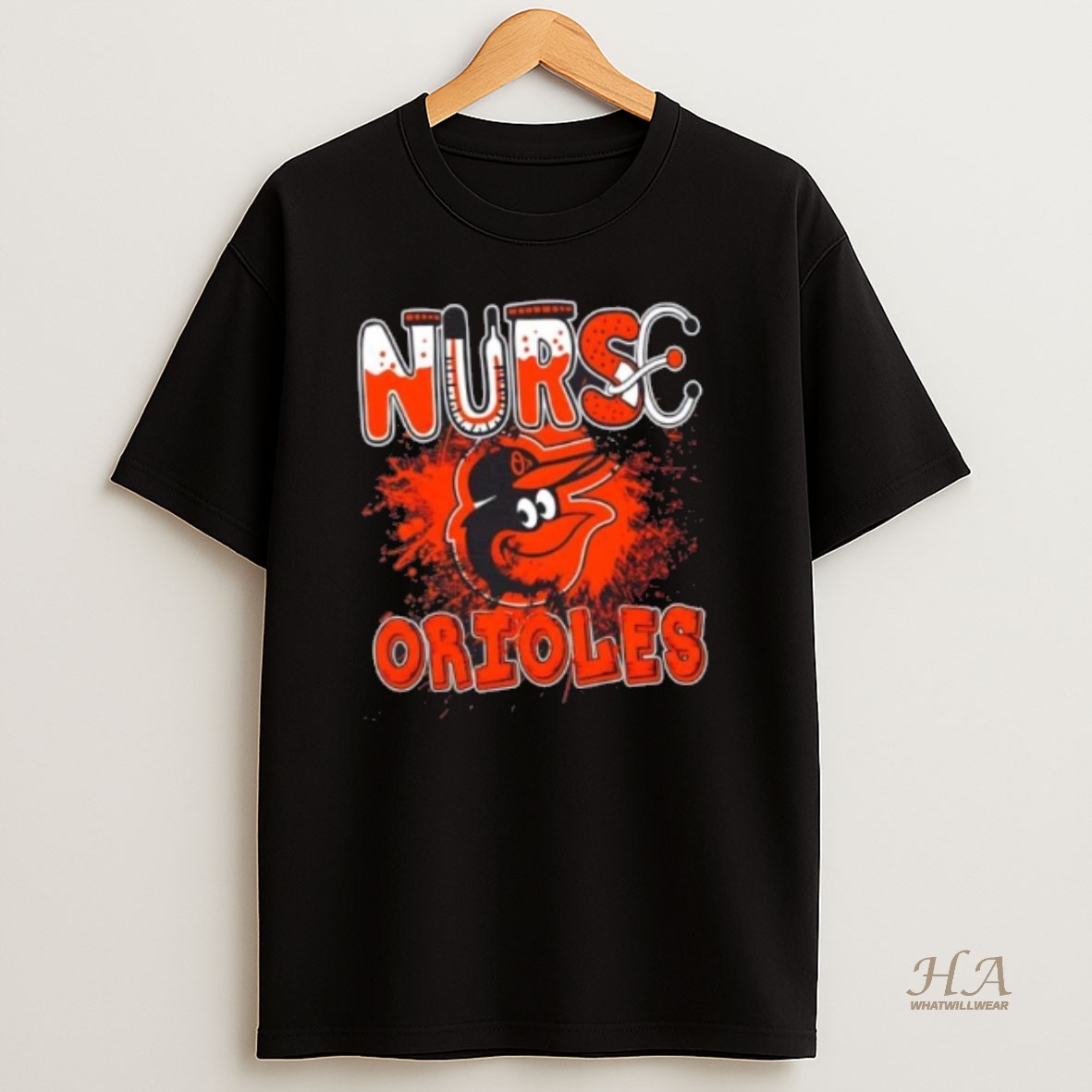 Official Nurse X Baltimore Orioles Baseball Shirt