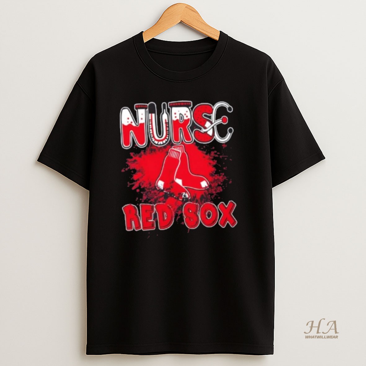 Official Nurse X Boston Red Sox Baseball Shirt