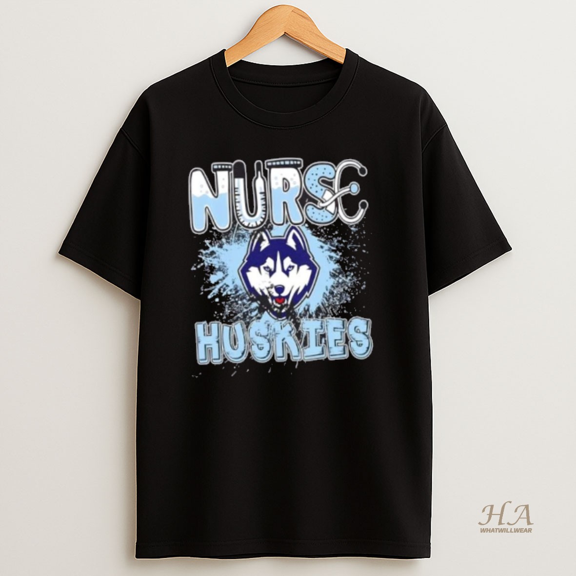 Official Nurse X Connecticut Huskies Football Shirt
