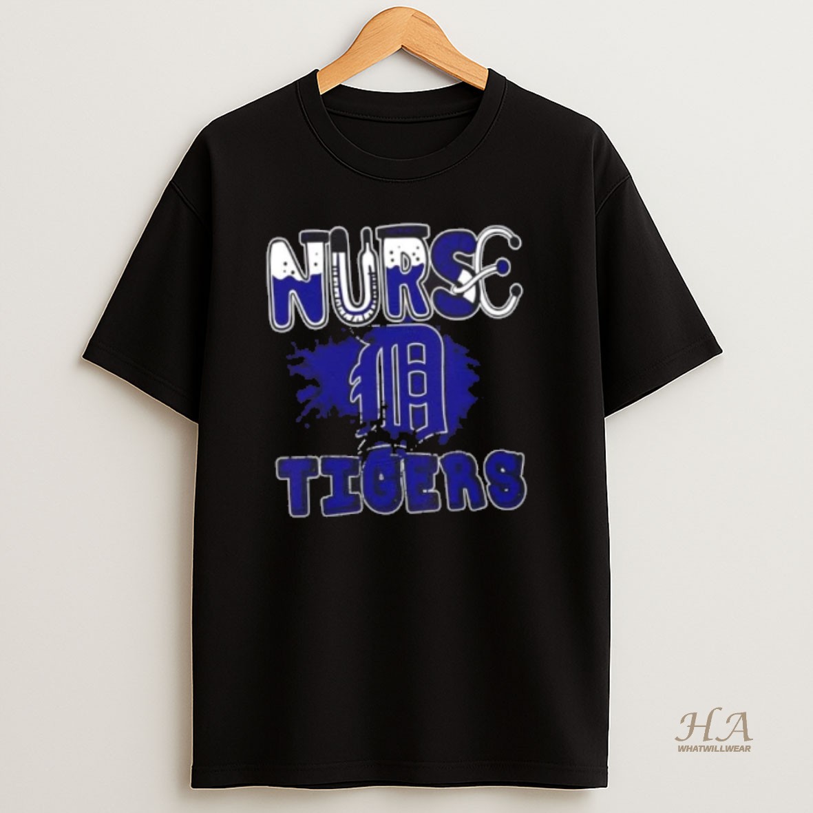 Official Nurse X Detroit Tigers Baseball Shirt
