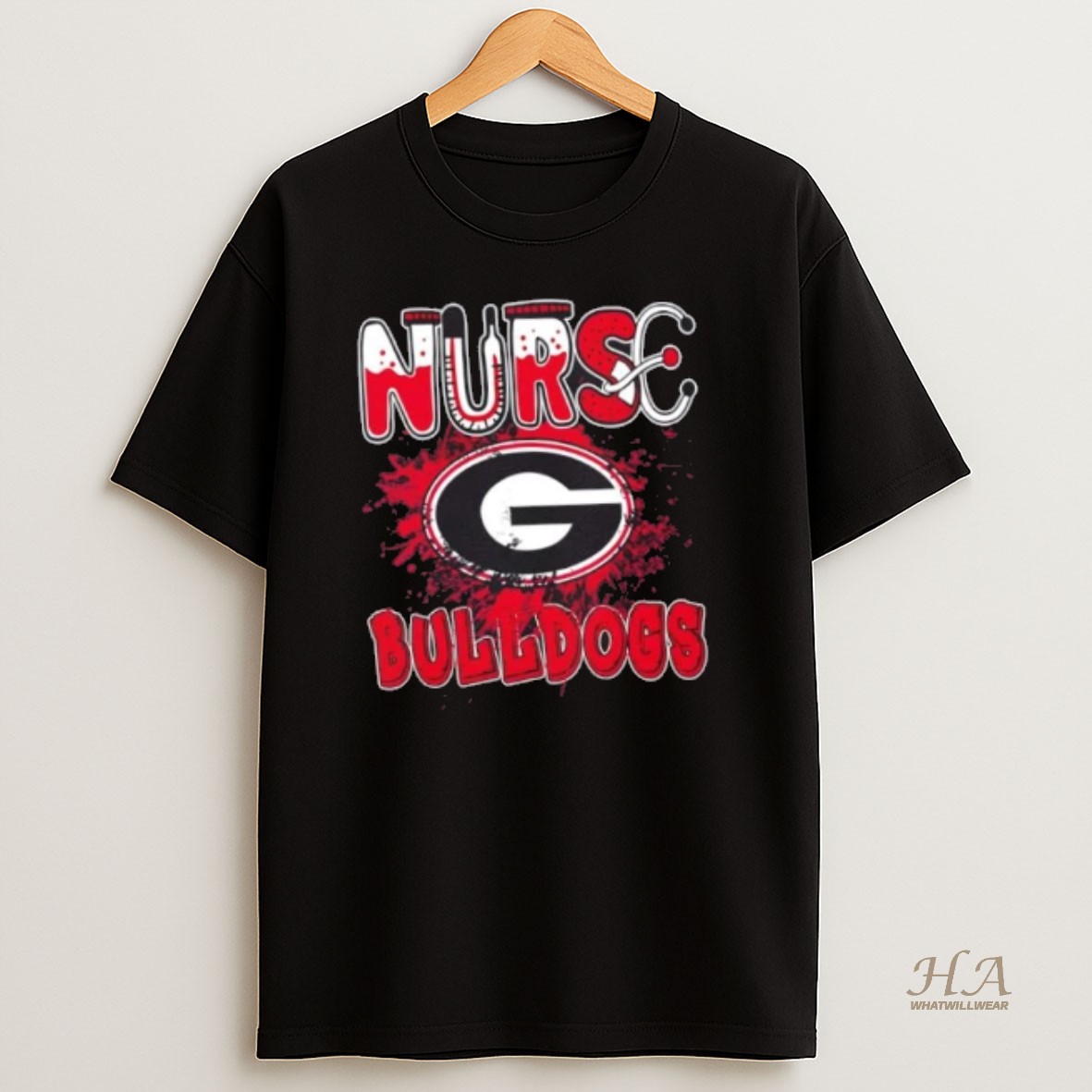 Official Nurse X Georgia Bulldogs Football Shirt