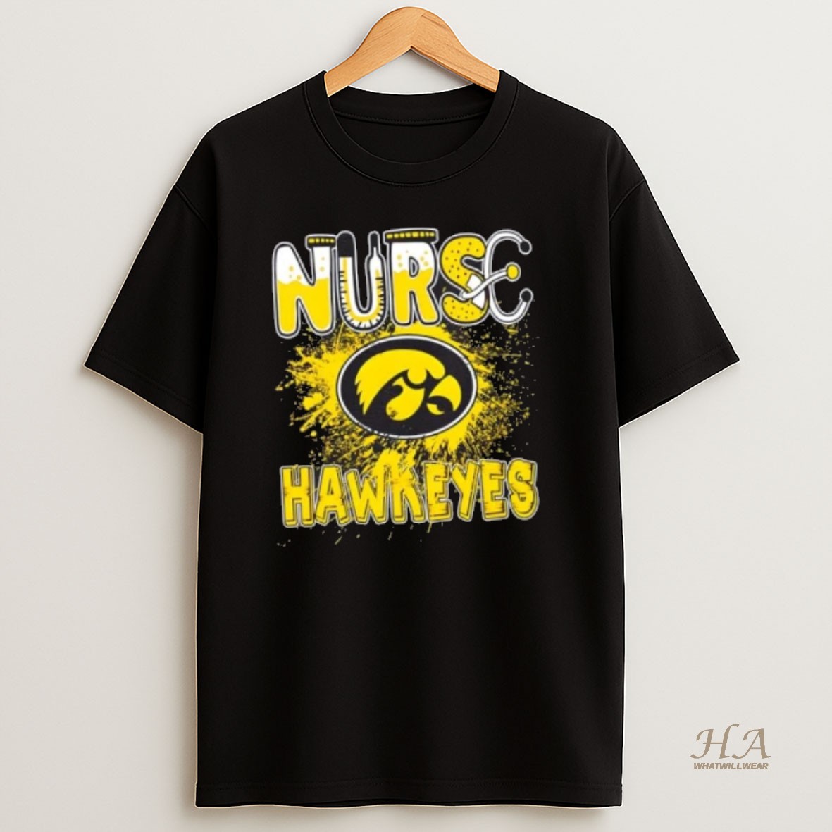 Official Nurse X Iowa Hawkeyes Football Shirt