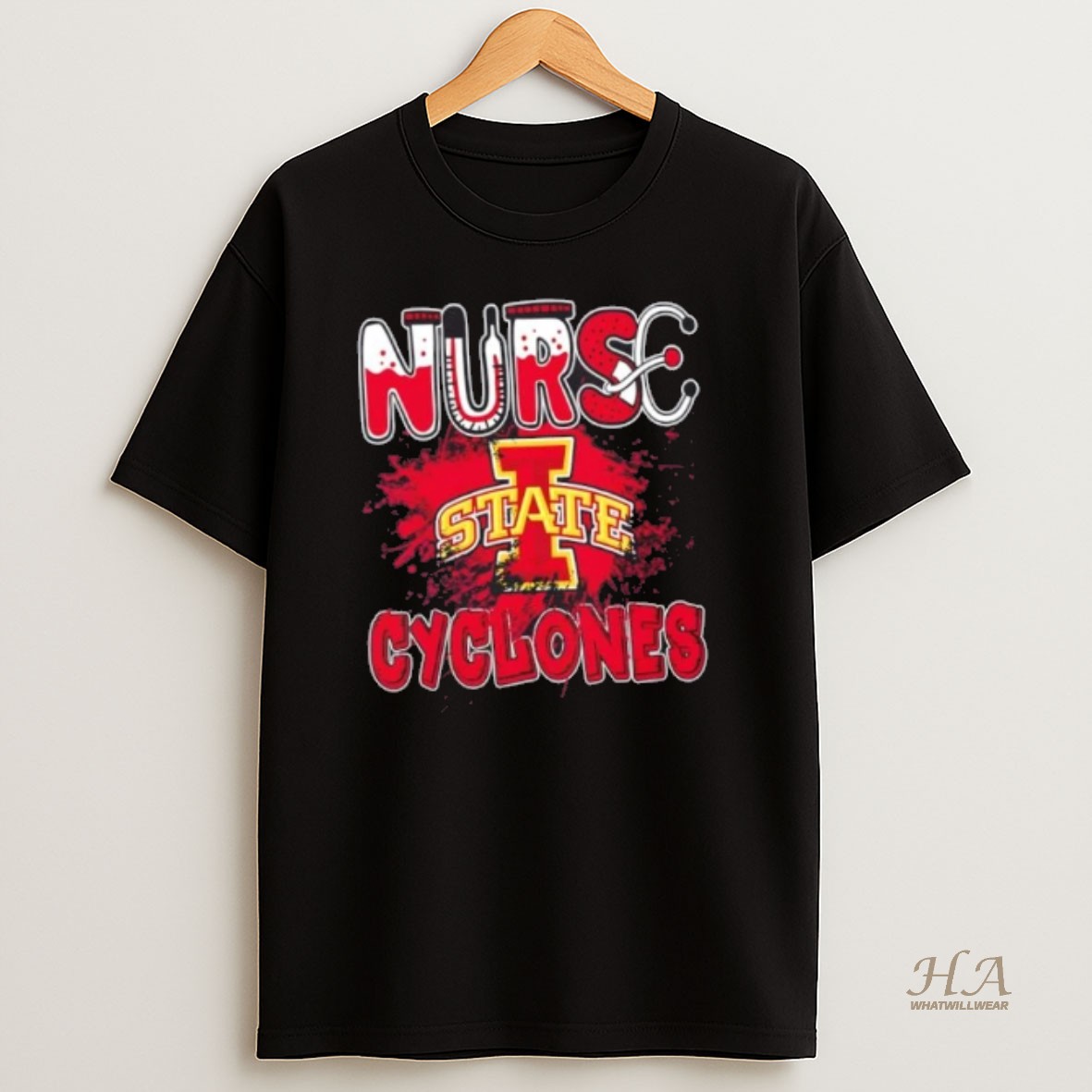 Official Nurse X Iowa State Cyclones Football Shirt