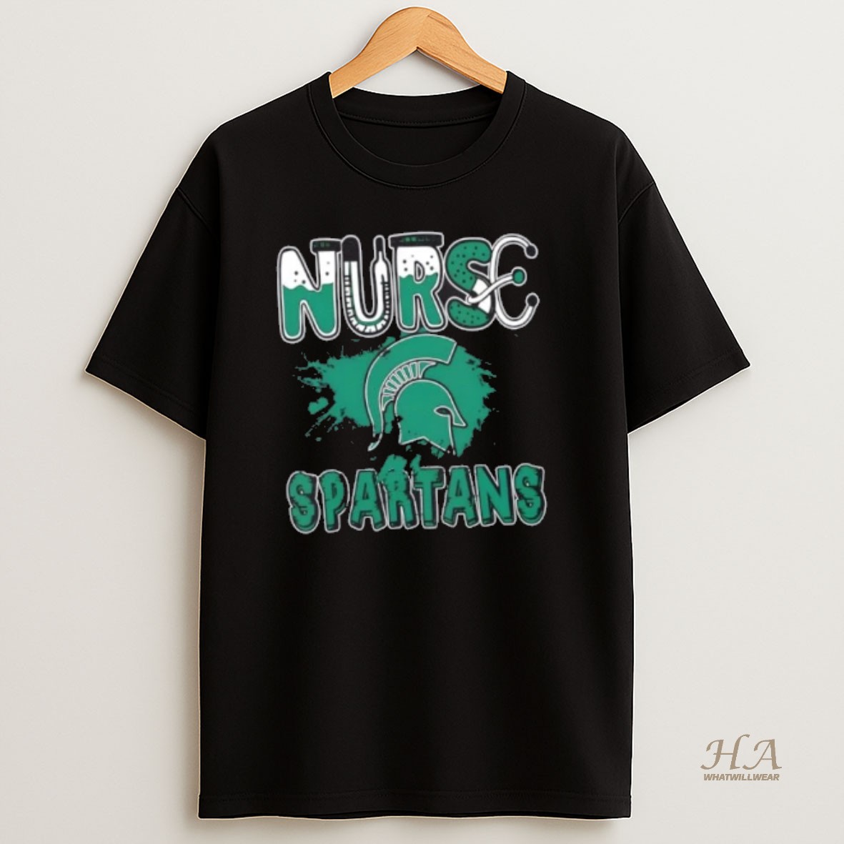 Official Nurse X Michigan State Spartans Football Shirt