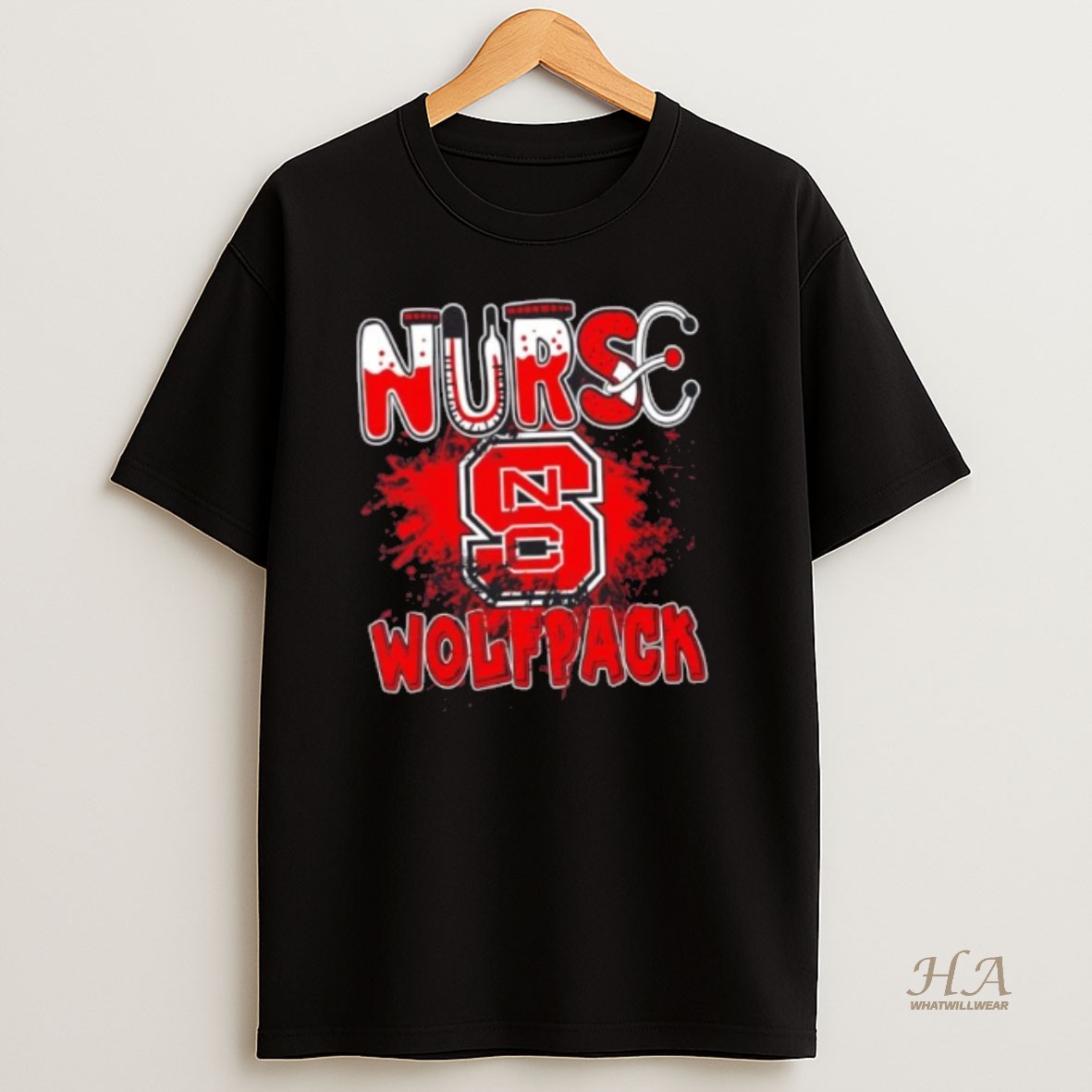 Official Nurse X Nc State Wolfpack Football Shirt